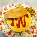 龍青空ママ's cooksnap of when they made ベーコンスクランブルエッグバーガー.