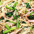 dolcektra's cooksnap of when they made 作り置きOK!ほうれん草えのきハムソテー.