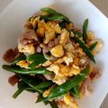 SKB34's cooksnap of when they made いんげんと豚バラ卵炒め.