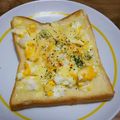 ＊なぁ＊'s cooksnap of when they made チーズ＆玉子のマヨネーズトースト.