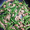 non♪tan♪'s cooksnap of when they made 食感が楽しい♪いんげんとひき肉炒めもの.