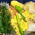 ピニヨ's cooksnap of when they made ☼アスパラとベーコンと卵のシンプル炒め.