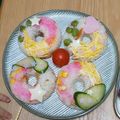 dokonjyou's cooksnap of when they made 簡単！華やか☆ドーナツ寿司.