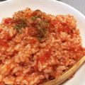 uni78's cooksnap of when they made レンジで簡単☆トマトリゾット.