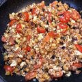 ひっつ☆'s cooksnap of when they made 一瞬で豆腐水切り！野菜大量ガパオライス☆.