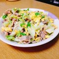 ☆ジェラトーニ☆'s cooksnap of when they made 春キャベツと豚肉のふわふわ卵炒め.