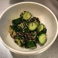 クックXLS5X4☆'s cooksnap of when they made 蛇腹胡瓜の塩こんぶ和え☆.