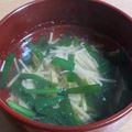 kacchin_'s cooksnap of when they made 簡単！！にらとえのきの中華スープ.