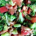 家庭科2's cooksnap of when they made トマトとブロッコリーのポン酢ツナサラダ.