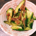伊藤ゆずえもん's cooksnap of when they made 超簡単！箸休め・つまみにきゅうりの梅和え.