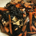 クックC1480G☆'s cooksnap of when they made 基本の厚揚げひじきの煮物♪材料２つ.