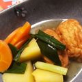 あたむ❤189's cooksnap of when they made 魚河岸揚げと野菜の炊き合わせ.
