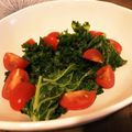 chakiian's cooksnap of when they made 栄養満点ケールのオリーブオイル炒め.