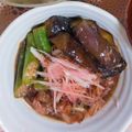 ayachan＊°'s cooksnap of when they made 茄子と鶏肉のフライパン煮びたし♪.
