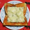 こげ岡's cooksnap of when they made シーフードピザトースト.