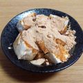 creeeampan's cooksnap of when they made 超簡単ヘルシーおやつ！黒蜜きな粉がけ豆腐.