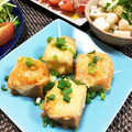 もりはん's cooksnap of when they made お弁当のおかず 簡単♪厚揚げ明太マヨ焼き.