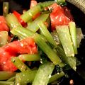 Ｎ里織's cooksnap of when they made トマトと小松菜のイタリアンサラダ.