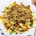 キャラメグ♪'s cooksnap of when they made もやしでヘルシー♪担々麺風ベジボウル.