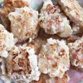 めいちママ＊'s cooksnap of when they made こどもメニュー♪ふわふわ豆腐はんぺん焼き.