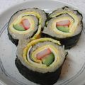 ナナプー's cooksnap of when they made えのきがご飯だよ☆サラダ巻き風.