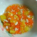 チョコりんのかめ's cooksnap of when they made 離乳食９か月～鶏とさつまいものあんかけ煮.