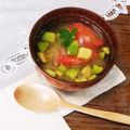 クックHG9V8Y☆'s cooksnap of when they made アボカドとトマトのお味噌汁♪イタリア～ン.