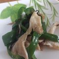 kinkinsan's cooksnap of when they made ピーマンとしめじの塩昆布和え.
