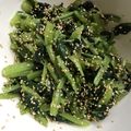 ゆちゆ47's cooksnap of when they made お弁当やおつまみに！簡単小松菜のナムル.