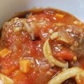 にゃおごろう's cooksnap of when they made 完熟トマトと夏野菜の⁂煮込みハンバーグ.