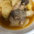 ☆ひと's cooksnap of when they made フライパンとめんつゆで ぶり大根.
