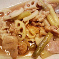 鼻☆まつ's cooksnap of when they made 蓮根と豚肉のさっぱりとろとろ煮。.