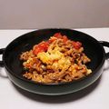 みかんmama3's cooksnap of when they made 豚肉とトマトのふんわり卵炒め.