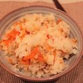 Oishiキッチン♡'s cooksnap of when they made ツナとにんじんとなめたけの炊き込みご飯.