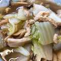 クック8J0LFQ☆'s cooksnap of when they made 白菜とエリンギと油揚げの煮物.