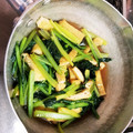 よこはまジョー's cooksnap of when they made 小松菜と油揚げの煮浸し.