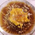 ロビン☆☆'s cooksnap of when they made もやしのひき肉卵　中華あんかけ　どすぇ.