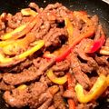ame-ikuru's cooksnap of when they made 牛肉のさっぱりコク旨☆エスニック炒め.