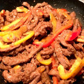 ame-ikuru's cooksnap of when they made 牛肉のさっぱりコク旨☆エスニック炒め.
