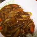 ももも02's cooksnap of when they made 煮込み要らず！和風きんぴらカレー.