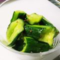 toshi☆r2's cooksnap of when they made 包丁いらず！簡単おつまみきゅうり♪.