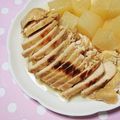 スピ☆リカ's cooksnap of when they made 鳥胸肉と大根の柔らか蜂蜜レモン煮.