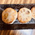 tsuzuki☆'s cooksnap of when they made 海老しんじょのレンコンはさみ焼き.