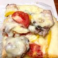 朔蔵Kitchen's cooksnap of when they made 子どもがいっぱい食べたアジのピザ.