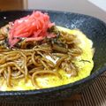 ダイナマイト漆黒's cooksnap of when they made 爆裂！フライパンごとオムそば！.