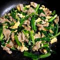 なおちゃん☆'s cooksnap of when they made ご飯がすすむ！豚バラニラたま炒め.