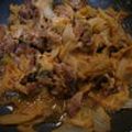 雪ぴよ's cooksnap of when they made ★バターが合う☆豚キムチ炒め★.