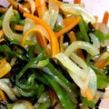 ヨコハマくらげ's cooksnap of when they made 玉ネギ・ピーマン・にんじんの塩昆布和え.