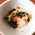 むーみっと's cooksnap of when they made 鰹節っぷり小松菜と油揚げ炒め煮.