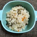 ゆうりママ＊2115's cooksnap of when they made 鶏ごぼう炊き込みご飯.